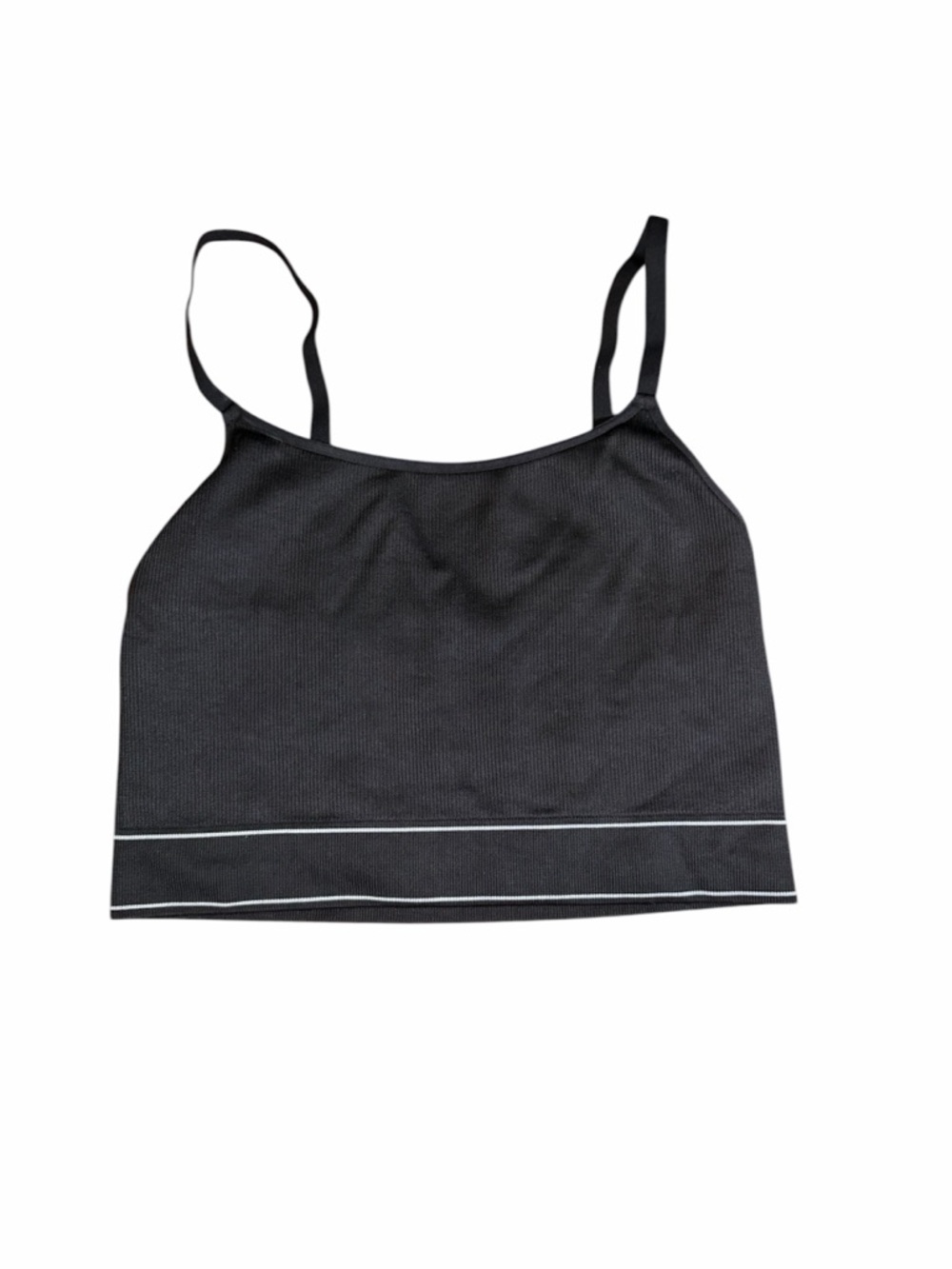 Aerie Super Chill Seamless Bralette True Black - size S